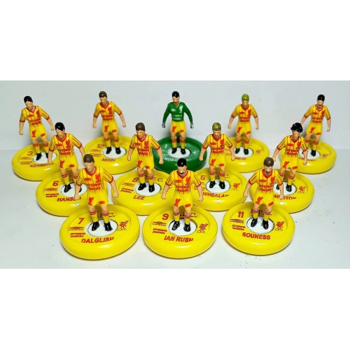 Subbuteo Andrew Table Soccer Liverpool 1983-84 away kit on WSB Professional bases